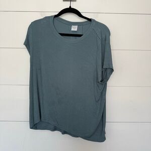 Athleta Women’s Small Modal Blend Ribbed Short Sleeve Top